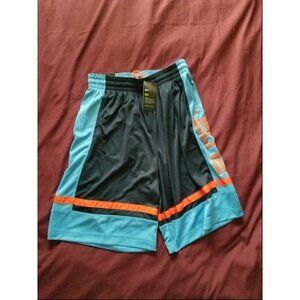 Nike Dri-Fit Elite Basketball Shorts‎ Navy Blue/Orange